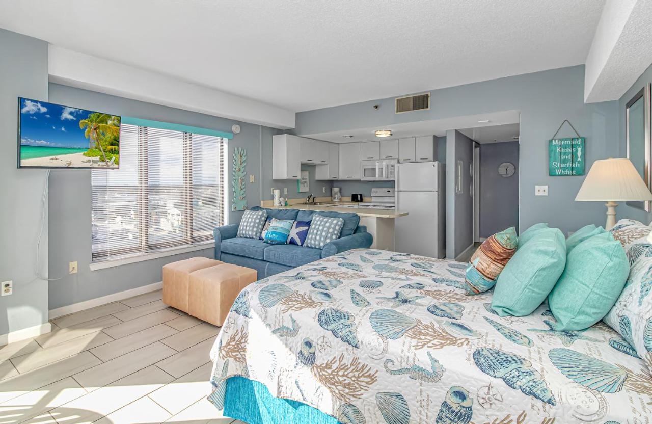Angled Oceanfront Studio With Incredible Views! Palace Resort 1003 - Sleeps 4 Guests Myrtle Beach Dış mekan fotoğraf